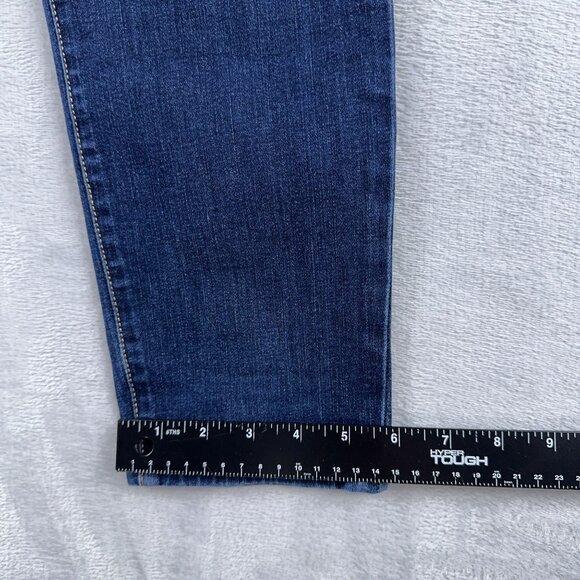 Lucky Brand Skinny Jeans Womens Size 6/28 Handcrafted Mid Rise Dark Wash Blue - Picture 11 of 13